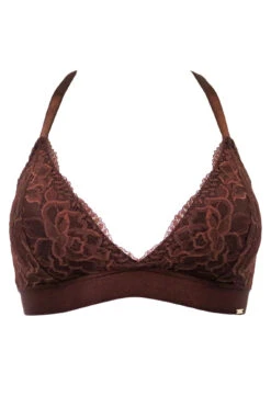 India Removable Padded Soft Triangle Bra - Chocolate -Sultry Curve 267878 20211109162400