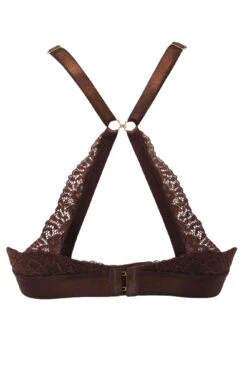 India Removable Padded Soft Triangle Bra - Chocolate -Sultry Curve 267879 20211109162400