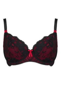 Amour Balconette Set - Black/Scarlet 14 Amour Balconette Set - Black/Scarlet -Sultry Curve 268224 20230830165700