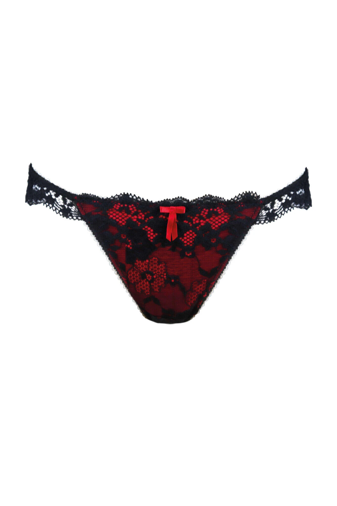 Amour Balconette Set - Black/Scarlet 8 Amour Balconette Set - Black/Scarlet - Image 6