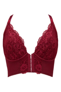 Opulence Front Fastening Set - Deep Red 10 Opulence Front Fastening Set - Deep Red -Sultry Curve 268453 20211108141800