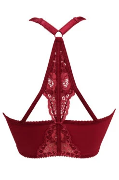 Opulence Front Fastening Set - Deep Red 11 Opulence Front Fastening Set - Deep Red -Sultry Curve 268454 20211108141800