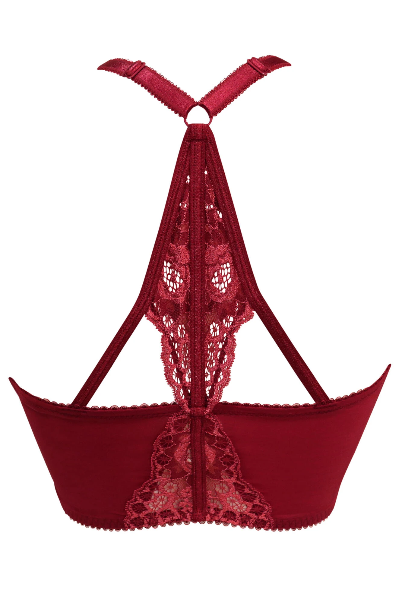 Opulence Front Fastening Set - Deep Red 6 Opulence Front Fastening Set - Deep Red - Image 4