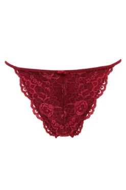 Opulence Front Fastening Set - Deep Red 12 Opulence Front Fastening Set - Deep Red -Sultry Curve 268457 20211108141800