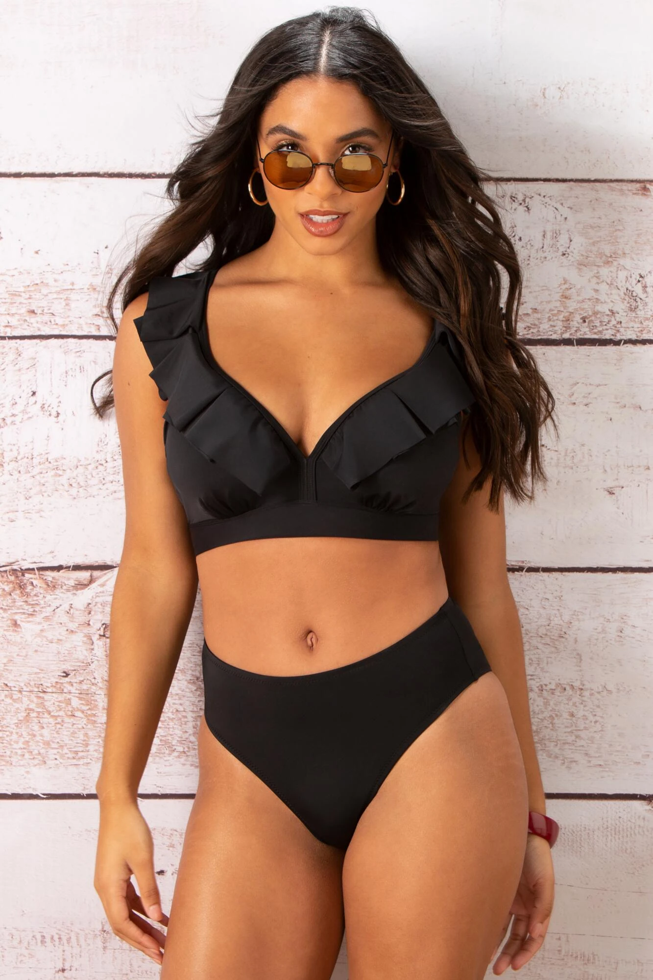 Space Frill Hidden Wire Convertible Top - Black 4 Space Frill Hidden Wire Convertible Top - Black - Image 2