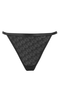 Logo Mania Thong - Black 16 Logo Mania Thong - Black -Sultry Curve 269618 20220425164500