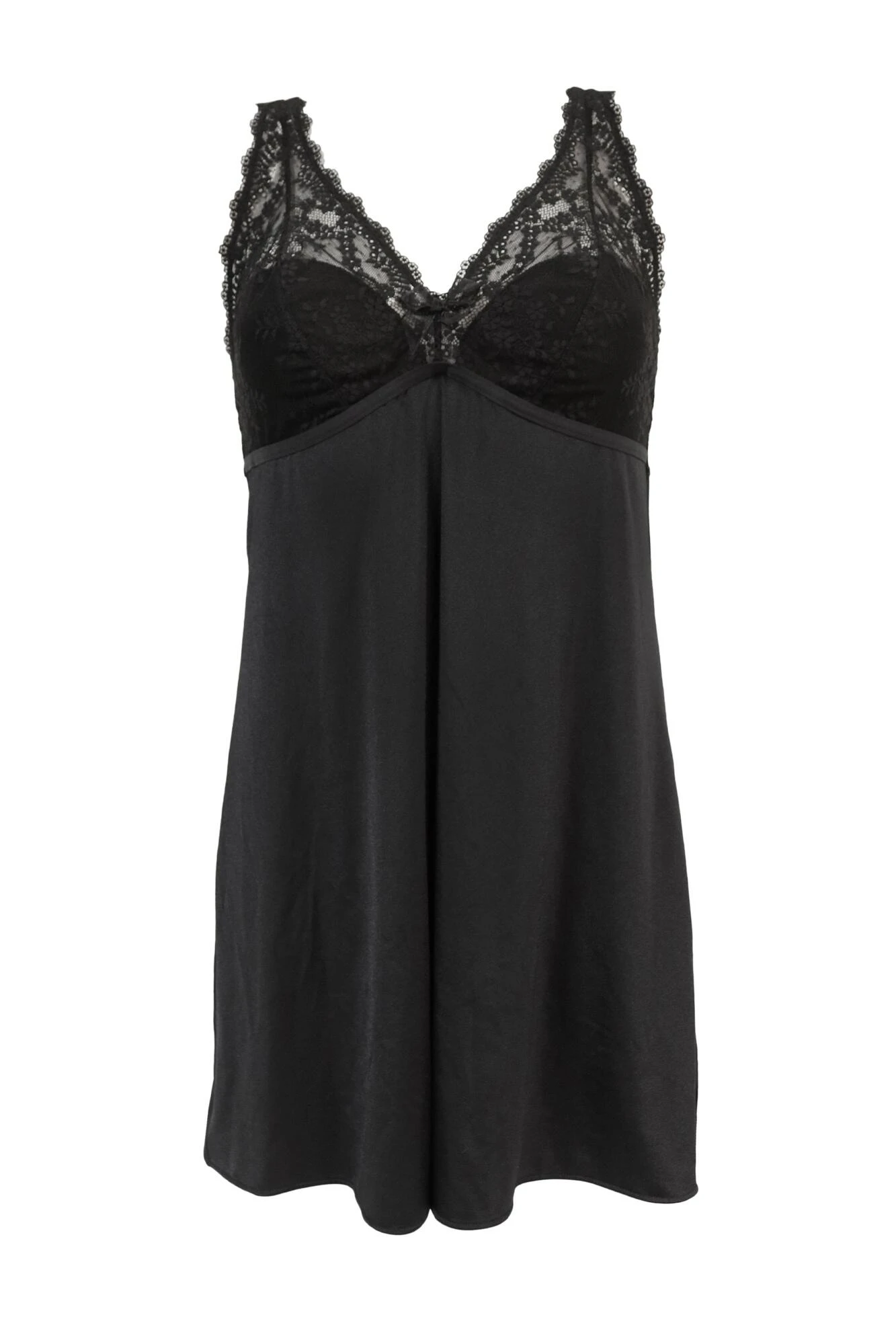 Flora Luxe Chemise - Black 8 Flora Luxe Chemise - Black - Image 6