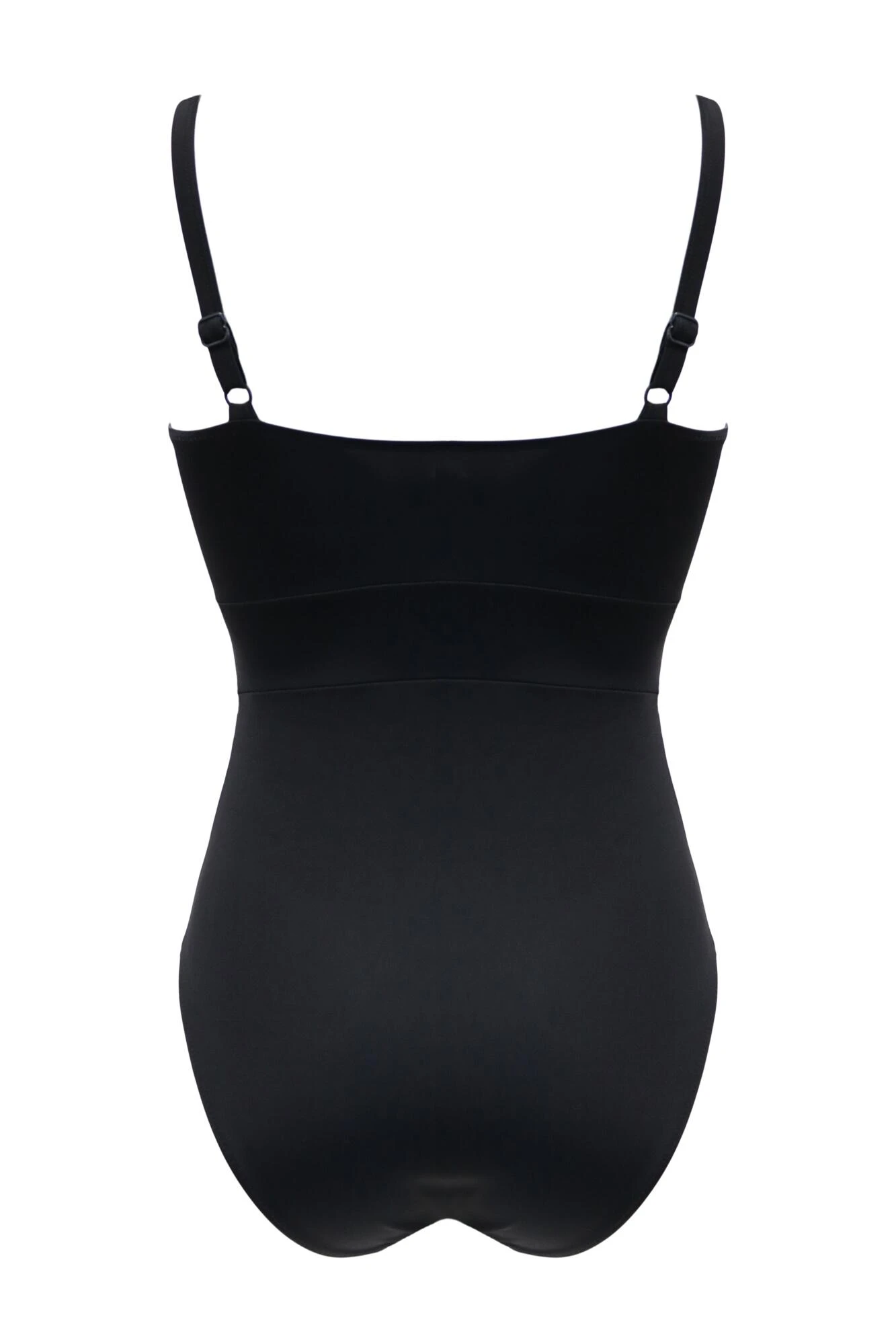 Ruched Pleated Control Swimsuit - Black 7 Ruched Pleated Control Swimsuit - Black - Image 6