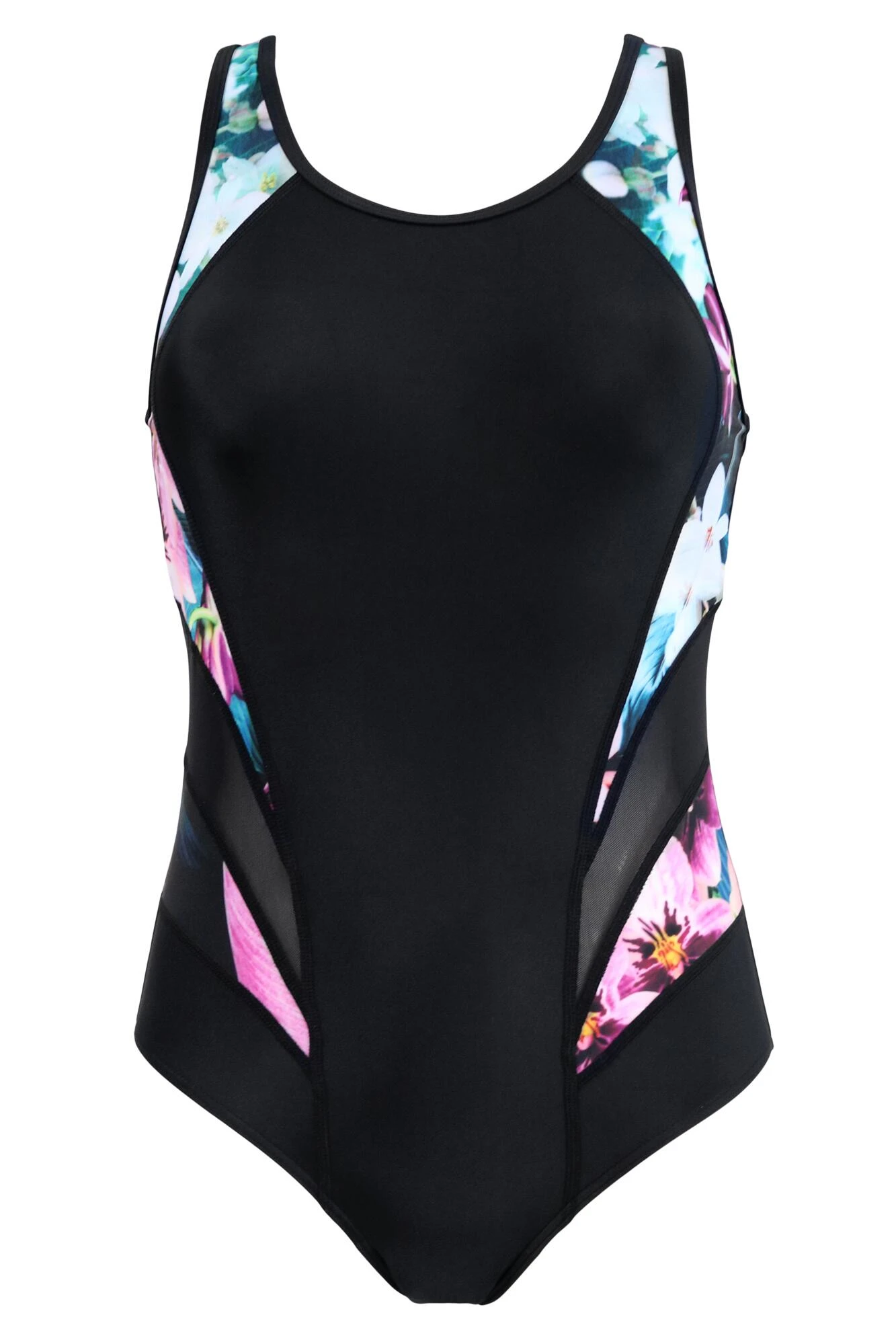 Energy Chlorine Resistant Control Swimsuit - Orchid Floral 6 Energy Chlorine Resistant Control Swimsuit - Orchid Floral - Image 4