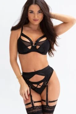 Obsessed Underwired Half Padded Bra - Black 11 Obsessed Underwired Half Padded Bra - Black -Sultry Curve 274137 20220429165800