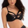 Obsessed Underwired Half Padded Bra - Black -Sultry Curve 274138 20220125152300