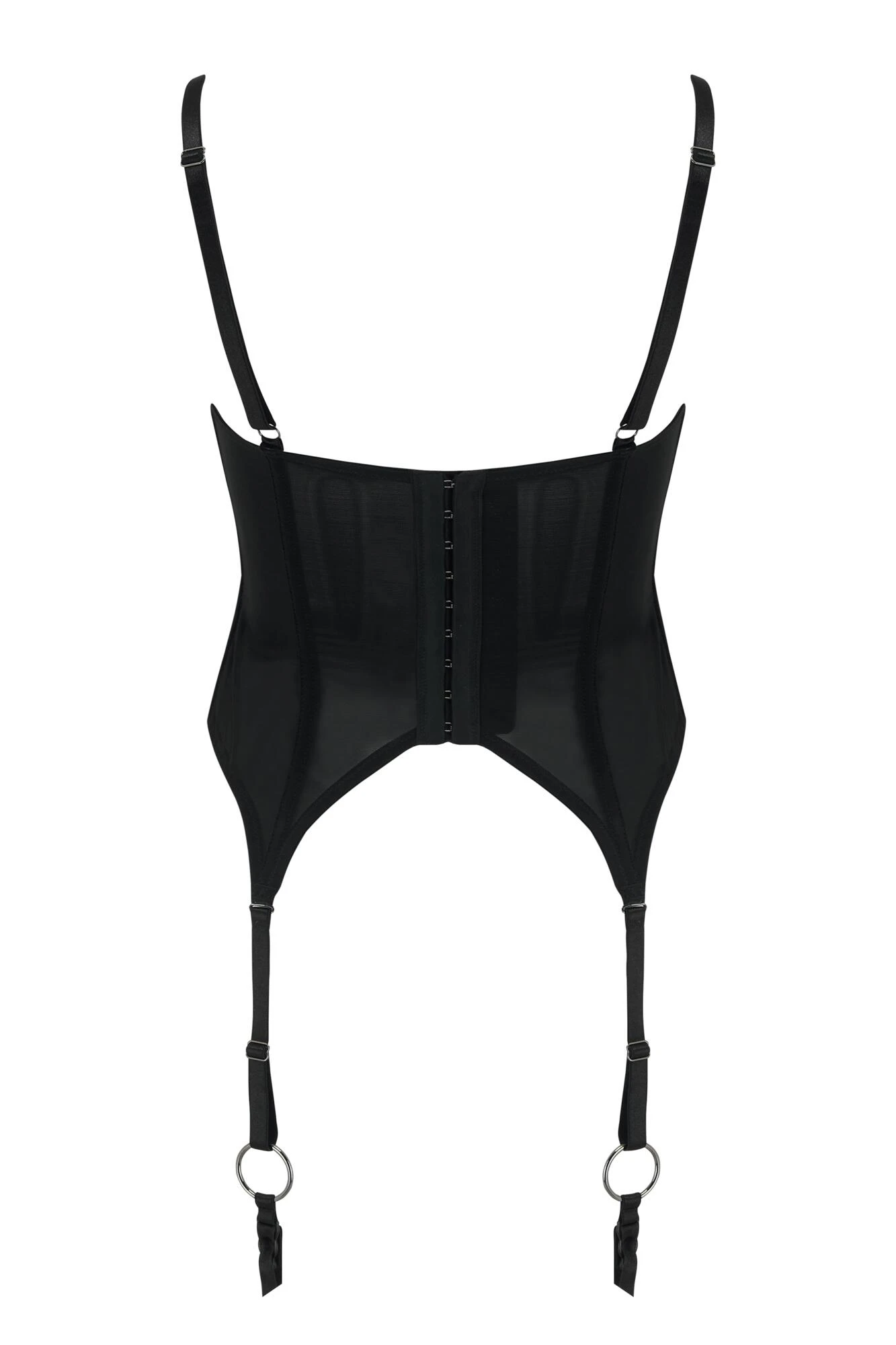 Obsessed Non Padded Underwired Basque - Black 7 Obsessed Non Padded Underwired Basque - Black - Image 5