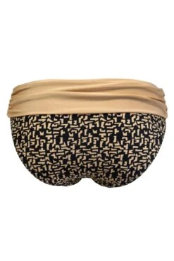 Casablanca Foldover Brief - Black/Gold -Sultry Curve 274781 20220211134100