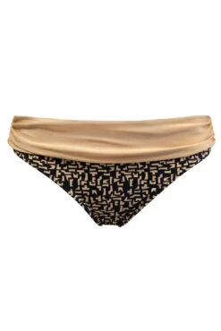 Casablanca Foldover Brief - Black/Gold -Sultry Curve 274782 20220211134100