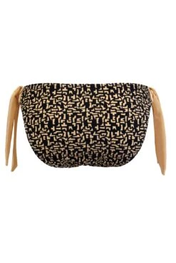 Casablanca Tie Side Brief - Black/Gold -Sultry Curve 274786 20220211134100