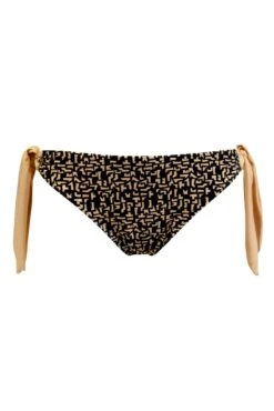 Casablanca Tie Side Brief - Black/Gold -Sultry Curve 274787 20220211134100