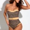Casablanca Removable Straps Belted Control Swimsui - Black/Gold 2 Casablanca Removable Straps Belted Control Swimsui - Black/Gold -Sultry Curve 274803 20220211134200
