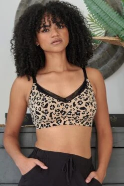 Love To Lounge Cotton Nursing Bra - Animal
