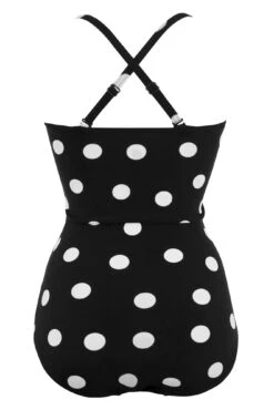 Santa Monica Strapless Control Swimsuit - Black/White 20 Santa Monica Strapless Control Swimsuit - Black/White -Sultry Curve 277214 20220510122200