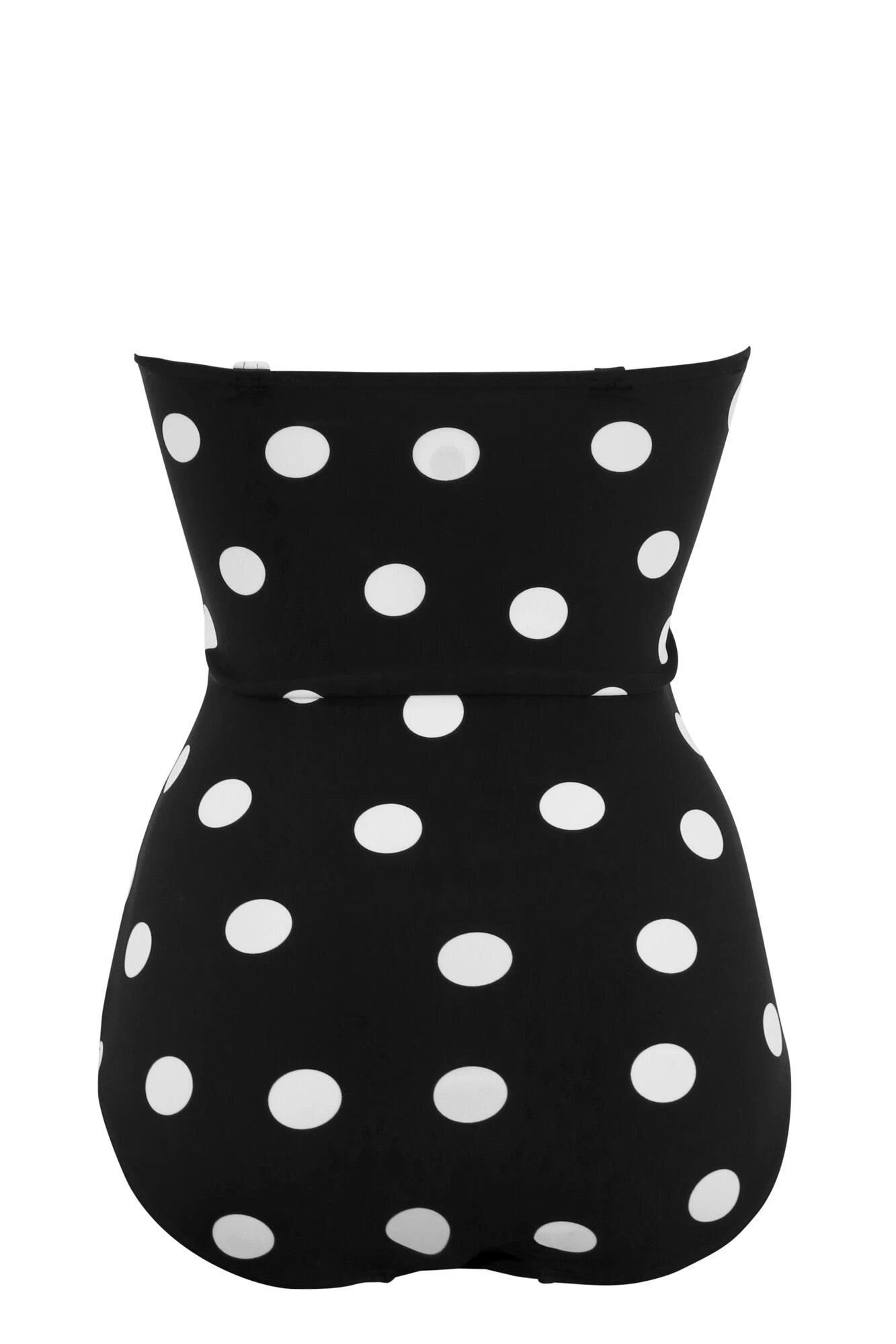 Santa Monica Strapless Control Swimsuit - Black/White 12 Santa Monica Strapless Control Swimsuit - Black/White - Image 10