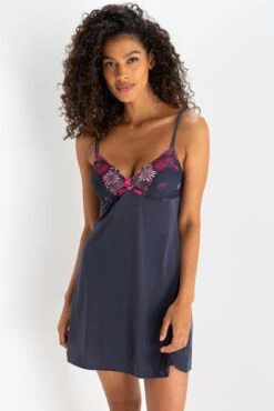 St Tropez Chemise - Slate/Pink