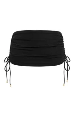 Santa Cruz Adjustable Skirted Brief - Black -Sultry Curve 279061 20220503123400