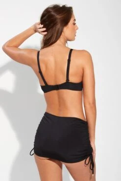 Santa Cruz Adjustable Skirted Brief - Black -Sultry Curve 279066 20220503123400