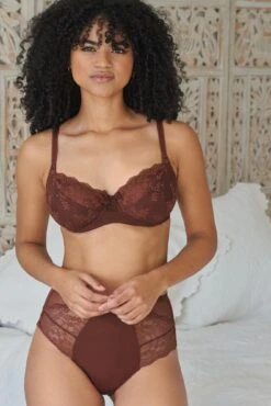 Flora Underwired Bra - Chocolate 12 Flora Underwired Bra - Chocolate -Sultry Curve 279518 20230608165300