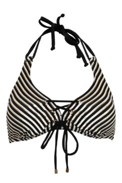 Radiance Removable Padded Halter Non Wired Top - Black/White/Gold 14 Radiance Removable Padded Halter Non Wired Top - Black/White/Gold -Sultry Curve 280236 20220614151900