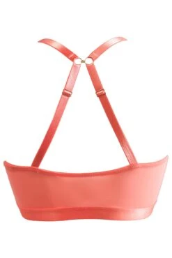 India Front Fastening Underwired Bralette - Coral -Sultry Curve 280989 20220330143000
