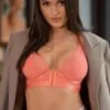 India Front Fastening Underwired Bralette - Coral -Sultry Curve 280991 20220330143000