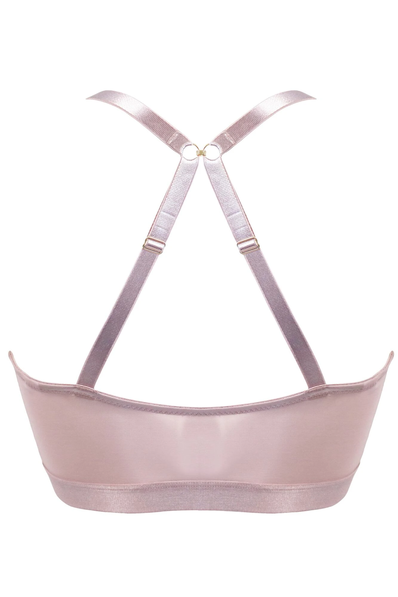 India Front Fastening Underwired Bralette - Rose Gold 9 India Front Fastening Underwired Bralette - Rose Gold - Image 7