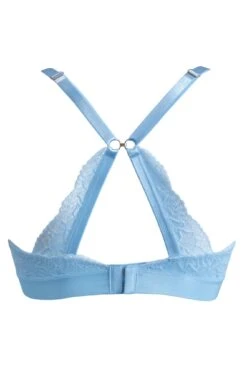 India Removable Padded Soft Triangle Bra - Powder Blue -Sultry Curve 281010 20220330143800