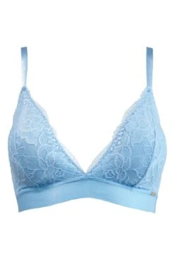 India Removable Padded Soft Triangle Bra - Powder Blue -Sultry Curve 281012 20220330143800