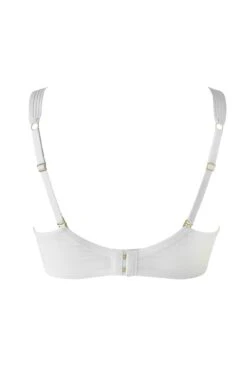 India Stripe Plunge Underwired Bra - White -Sultry Curve 281066 20220330145400