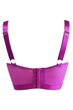 India Embroidery Underwired Bustier - Orchid -Sultry Curve 281105 20221122120500