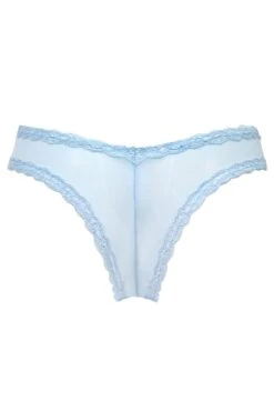 Luxe Linear V Shaped Brazilian Brief - Powder Blue -Sultry Curve 281199 20220330164000