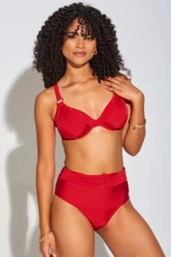 Samoa Non Padded Underwired Top - Red 8 Samoa Non Padded Underwired Top - Red -Sultry Curve 282416 20220412165600
