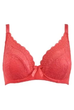 Rebel Underwired Plunge Bra - Coral 8 Rebel Underwired Plunge Bra - Coral -Sultry Curve 282454 20220413122400