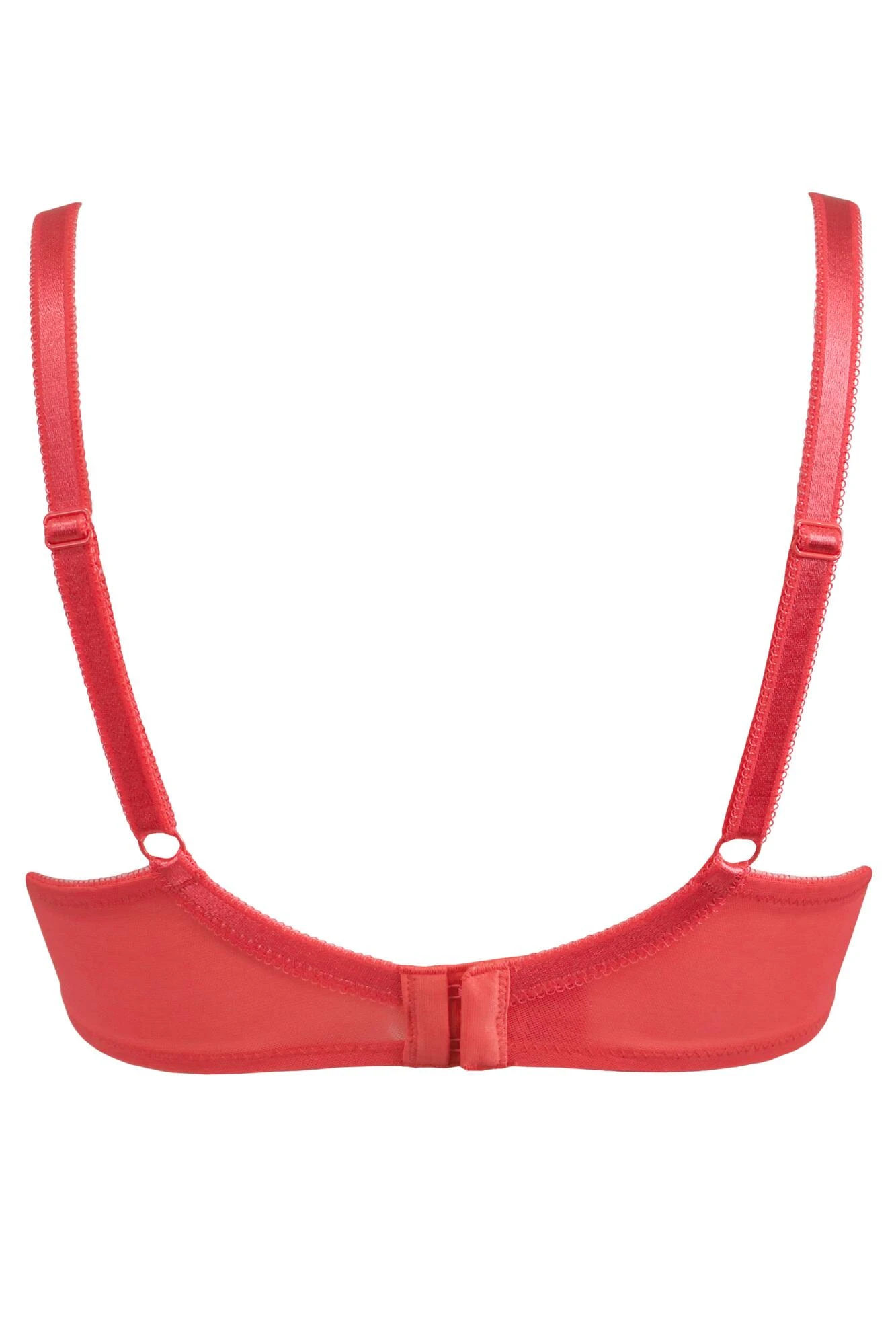 Rebel Underwired Plunge Bra - Coral 6 Rebel Underwired Plunge Bra - Coral - Image 4