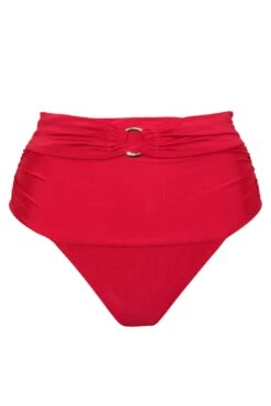 Samoa High Waist Control Brief - Red -Sultry Curve 282630 20220413143100