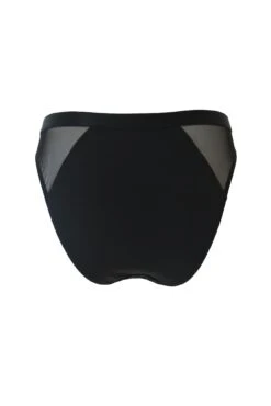 India Sheer And Opaque Brazilian Brief - Black -Sultry Curve 283374 20221118171800