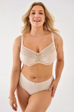 Aura Side Support Underwired Bra - Almond 10 Aura Side Support Underwired Bra - Almond -Sultry Curve 283570 20230125162700