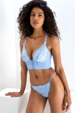 Opulence Thong - Powder Blue/Cream -Sultry Curve 284130 20220426125000