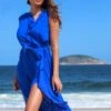 Midaxi Wrap Beach Dress - Ultramarine 2 Midaxi Wrap Beach Dress - Ultramarine -Sultry Curve 285124 20220428133000
