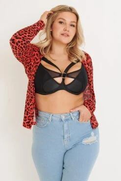 Obsessed Underwired Half Padded Bra - Black 10 Obsessed Underwired Half Padded Bra - Black -Sultry Curve 285205 20220429165800