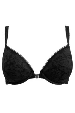 Reflection Front Fastening Padded Bra - Black 15 Reflection Front Fastening Padded Bra - Black -Sultry Curve 285311 20221018160500