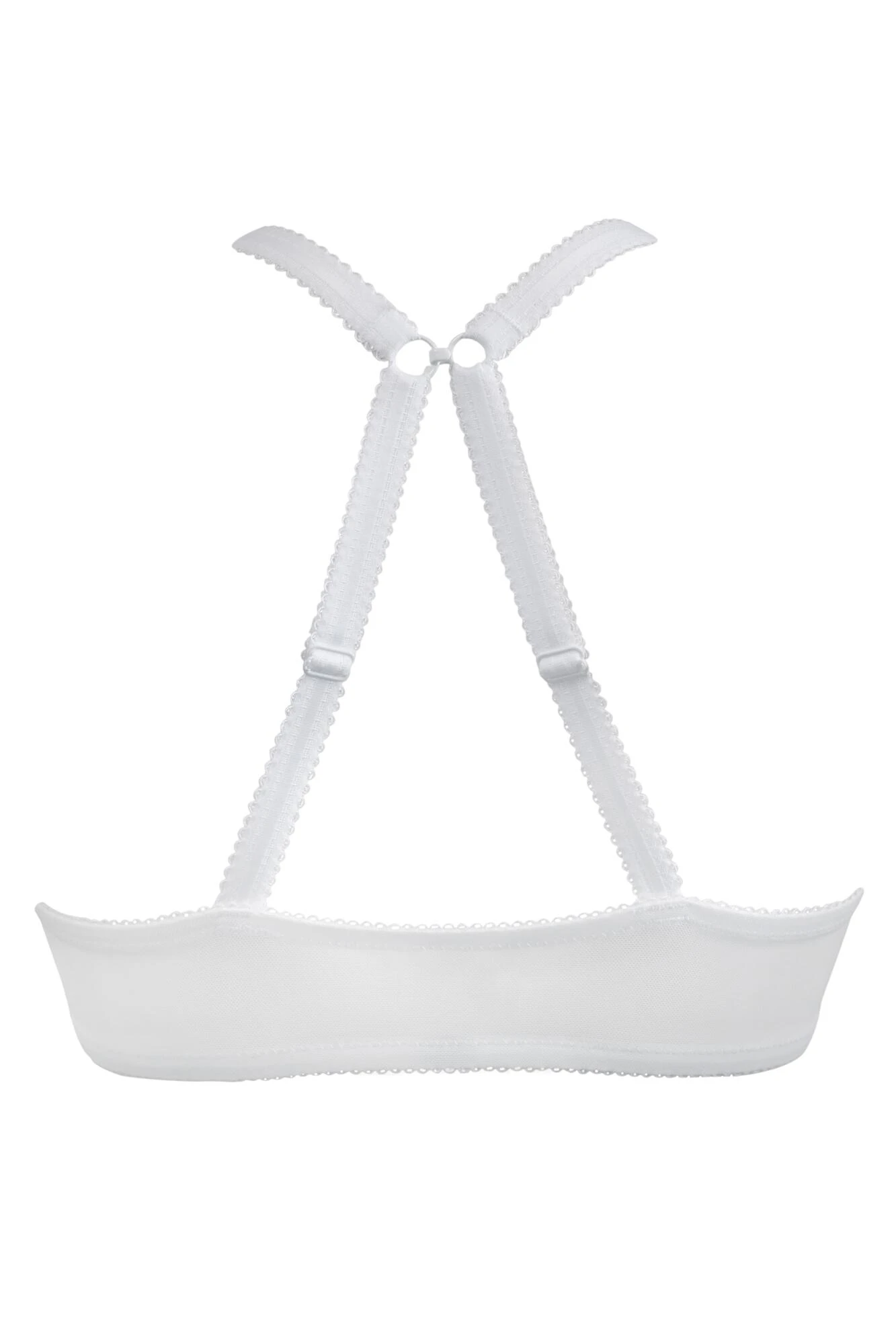Reflection Front Fastening Padded Bra - White 8 Reflection Front Fastening Padded Bra - White - Image 6