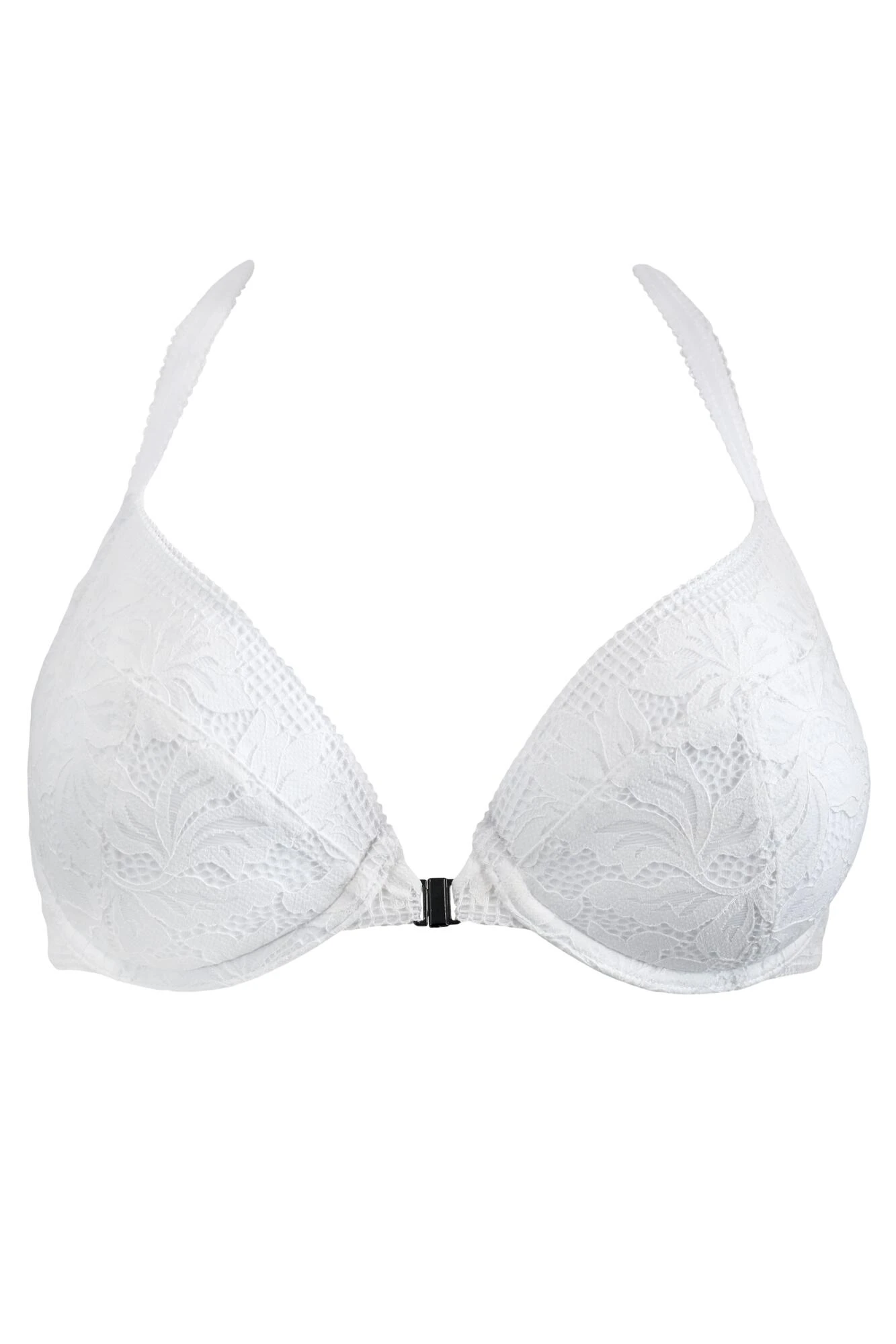 Reflection Front Fastening Padded Bra - White 6 Reflection Front Fastening Padded Bra - White - Image 4