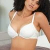 Reflection Front Fastening Padded Bra - White 2 Reflection Front Fastening Padded Bra - White -Sultry Curve 285319 20220608091800